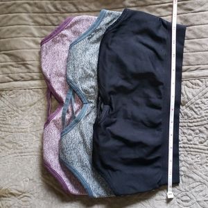 SET OF 3 CRISS CROSS SPORTS BRAS